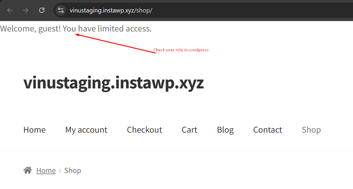 check user role in wordpress